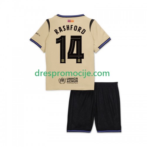 FC Barcelona Marcus Rashford 14 UCL Dres Dječji Gostujući 2025/2026 Kratkih Rukava FC Barcelona Marcus Rashford 14 UCL Dres Dječji Gostujući 2025/2026 Kratkih Rukava